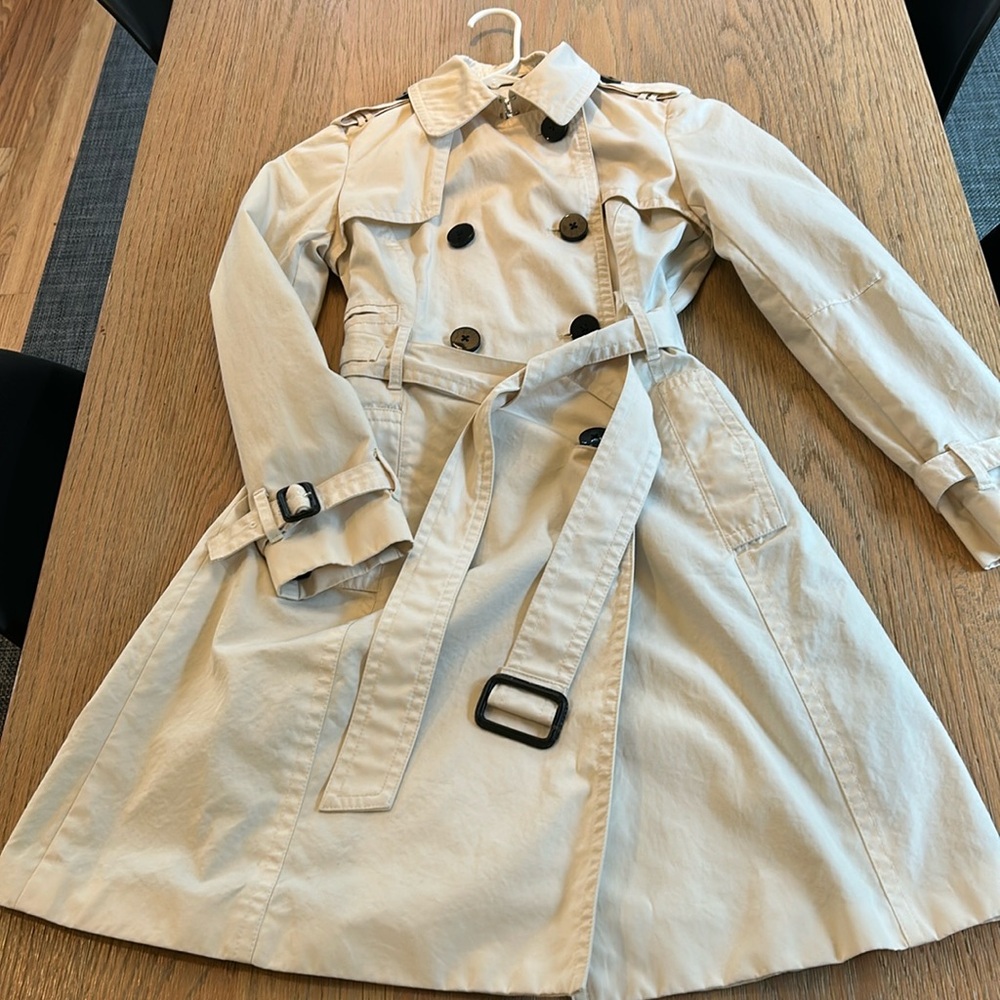 Banana Republic Trench Coat- Off White